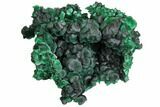 Silky Fibrous Malachite Cluster - Congo #150457-1